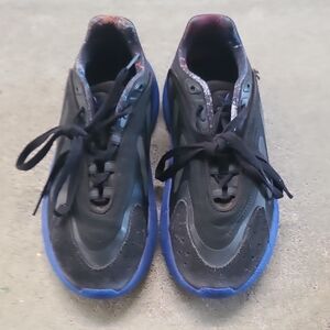 adidas Kids Black and Blue Sneakers